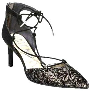 ‼️SALE‼️ ✨HP✨SAM & LIBBY ‘Omni Ghilli’ Heels, BlackLace PointedToeLaces,Wmn Sz 7